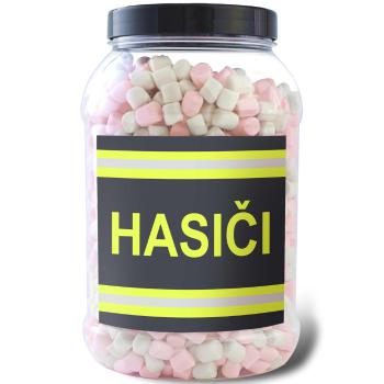 Hasiči – pruhy - mini marshmallows