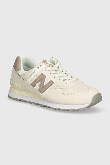 Sneakers boty New Balance 574 béžová barva, U574ESC