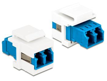 Delock Keystone module LC Duplex female > female Singlemode