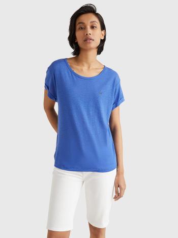 Tommy Hilfiger dámské modré tričko - S (C6M)