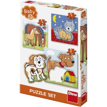 Dino Zvířátka 3 - 5 baby puzzle set