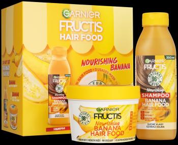 Garnier Fructis Hair Food Banana dárková sada pro suché vlasy 2 ks