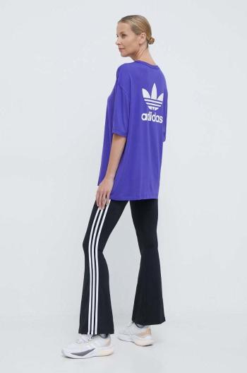 Tričko adidas Originals Trefoil Tee fialová barva, IR8065