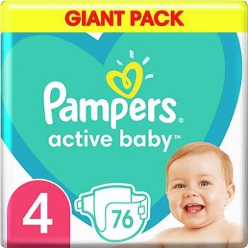 PAMPERS Active Baby vel. 4 (76 ks) 9–14 kg (8001090949615)