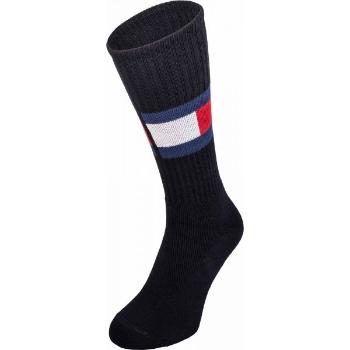 Tommy Hilfiger JEANS FLAG 1P Pánské ponožky, černá, velikost 43-46