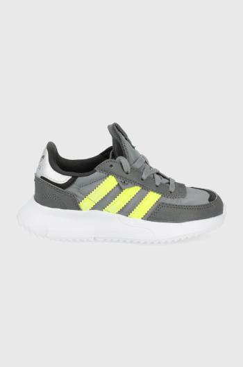 Dětské boty adidas Originals Retropy GZ0853 šedá barva