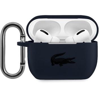 Lacoste Liquid Silicone Glossy Printing Logo pouzdro pro Apple Airpods Pro Navy (LCAPSV)