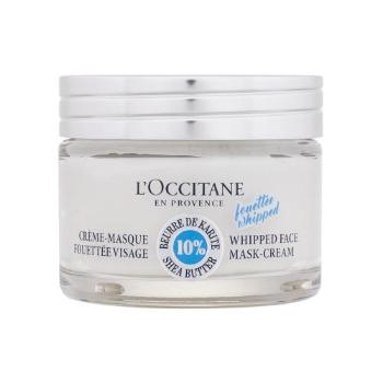 L'Occitane Shea Butter Whipped Face Mask-Cream 50 ml denní pleťový krém pro ženy na suchou pleť; na citlivou a podrážděnou pleť