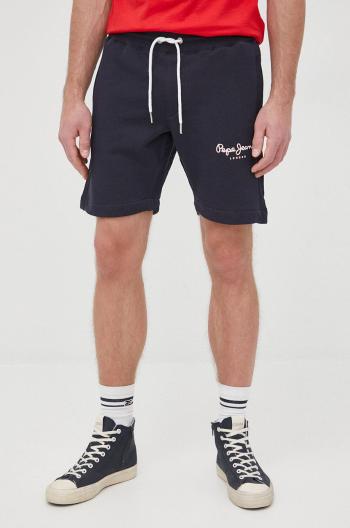 Bavlněné šortky Pepe Jeans George Short pánské, tmavomodrá barva