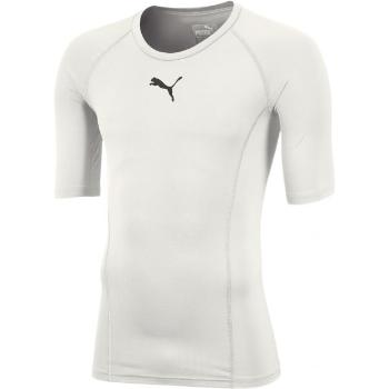 Puma LIGA BASELAYER TEE SS JR Chlapecké funkční triko, bílá, velikost 128