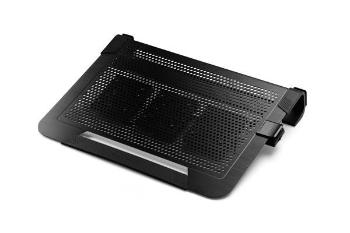 Cooler Master chladící podstavec NotePal U3 PLUS ALU pro NTB 15-19" black, 3x8cm fan
