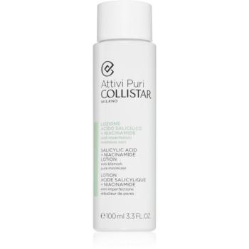 Collistar Attivi Puri Salicylic Acid + Niacinamide pleťové tonikum a emulze pro zmenšení pórů 100 ml