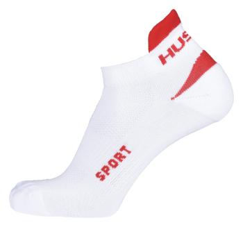 Husky Ponožky   Sport bílá/červená Velikost: XL (45-48) ponožky
