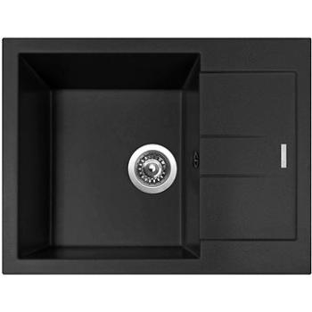 SINKS AMANDA 650 Pureblack+VITALIA (AM65026VICL)