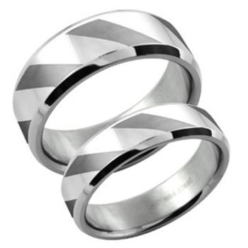 Šperky4U Pánský snubní prsten šíře 8 mm - velikost 70 - OPR1415-70