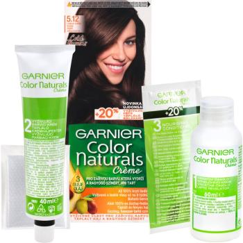 Garnier Color Naturals Creme barva na vlasy odstín 5.12 Icy Light Brown