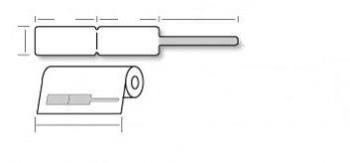 OEM samolepící etikety 20mm x 10mm, zlatnické bílé, cena za 2000 ks