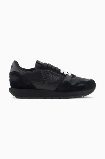 Sneakers boty Emporio Armani černá barva, X3X058 XN730 00002