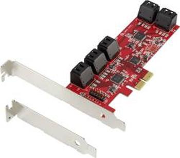 0+10 portů kontrolní karta SATA III PCIe Renkforce