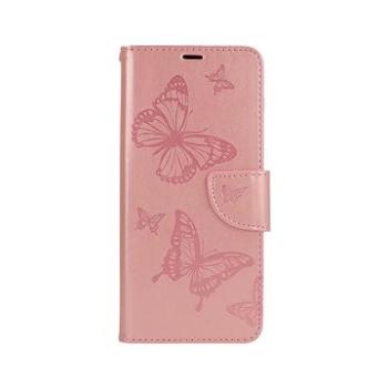 TopQ Samsung A12 knížkové Butterfly růžové světlé 63463 (Sun-63463)