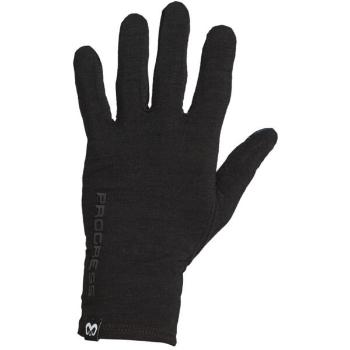 Progress MERINO GLOVES Funkční Merino rukavice, černá, velikost M/L