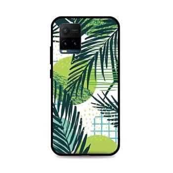 TopQ Kryt LUXURY Vivo Y21s pevný Green Leaves 69251 (Sun-69251)