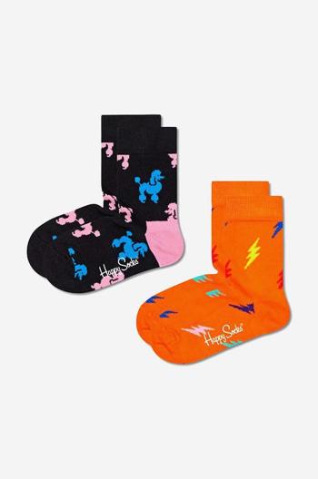 Dětské ponožky Happy Socks Poodle 2-pack Skarpetki dziecięce Happy Socks 2-pak Poodle KPDL02-9300