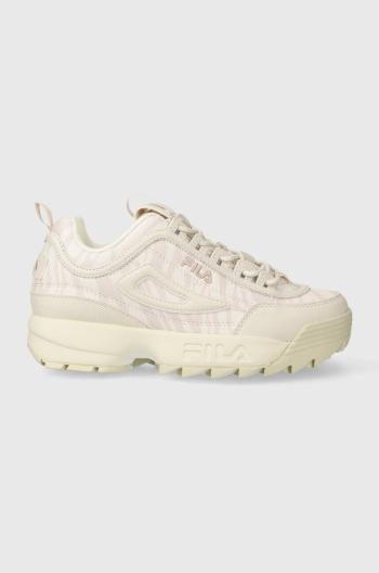 Sneakers boty Fila DISRUPTOR béžová barva, FFW0355