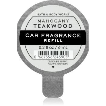Bath & Body Works Mahogany Teakwood vůně do auta náhradní náplň 6 ml