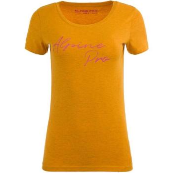 ALPINE PRO INMANA Dámské tričko, žlutá, velikost M