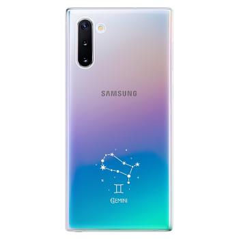 Odolné silikonové pouzdro iSaprio - čiré - Blíženci - Samsung Galaxy Note 10