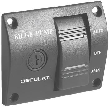 Osculati Universal Switch Panel for Bilge Pumps 12 / 24 V Lodní vypínač