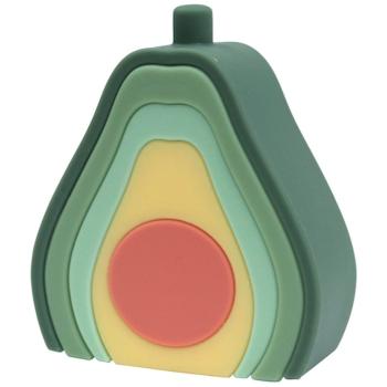 O.B Designs Silicone Avocado Stacker aktivity hračka 10m+ 1 ks