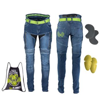 Pánské moto jeansy W-TEC Grandus  modrá  34/36