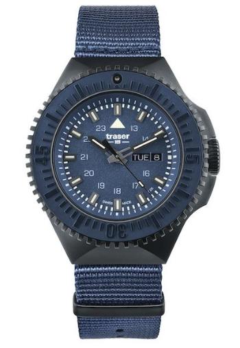 Traser P69 Black Stealth Blue Nato