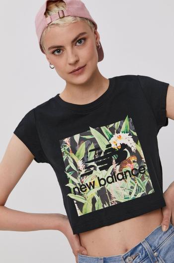 Tričko New Balance WT11511BK dámské, černá barva