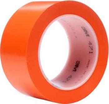 PVC tape 3M 471F 471O50, (d x š) 33 m x 50 mm, oranžová, 1 ks