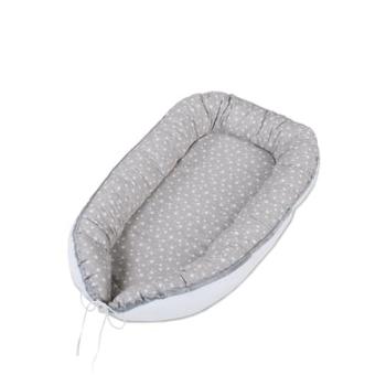 babybay ® Cuddle Nest pearl grey stars white