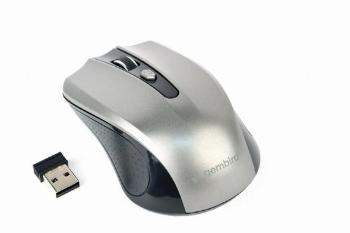 Gembird Wireless optical mouse MUSW-4B-04-BG, 1600 DPI, nano USB,black/spacegrey, MUSW-4B-04-BG