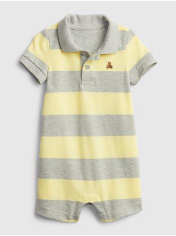 Barevný klučičí baby overal polo shorty one-piece