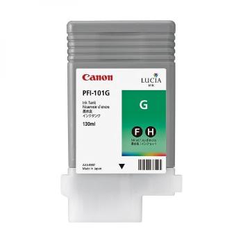 CANON PFI-101 - originální cartridge, zelená, 130ml
