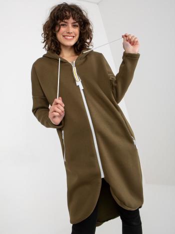 DLOUHÁ MIKINA STUNNING - KHAKI -RV-BL-4742.20P-KHAKI Velikost: L/XL