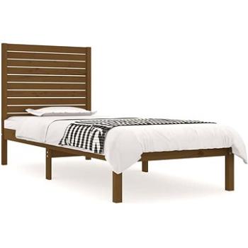 Rám postele medově hnědý masivní dřevo 90 × 190 cm Single, 3104576 (3104576)