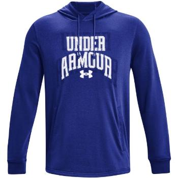 Under Armour RIVAL TERRY GRAPHIC Pánská mikina, modrá, velikost