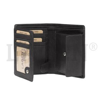 Lagen Pánská peněženka kožená 2103 E Černá