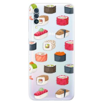 Odolné silikonové pouzdro iSaprio - Sushi Pattern - Samsung Galaxy A50