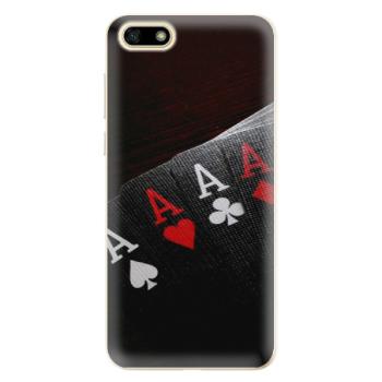 Odolné silikonové pouzdro iSaprio - Poker - Huawei Y5 2018