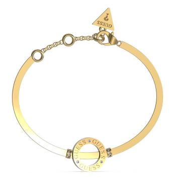 Guess Modní pozlacený náramek Circle Lights JUBB03172JWYG L: 17 - 21 cm