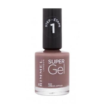 Rimmel London Super Gel STEP1 12 ml lak na nehty pro ženy 020 Urban Affair