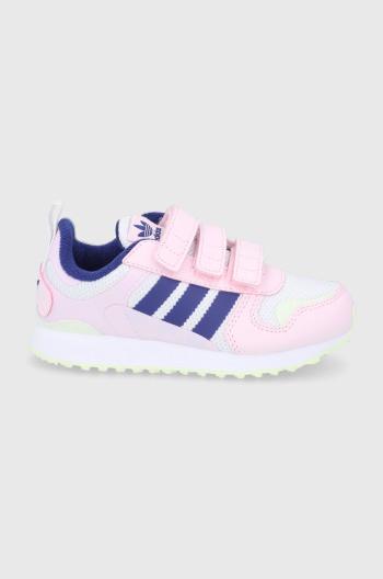 Dětské boty adidas Originals GY3747 růžová barva